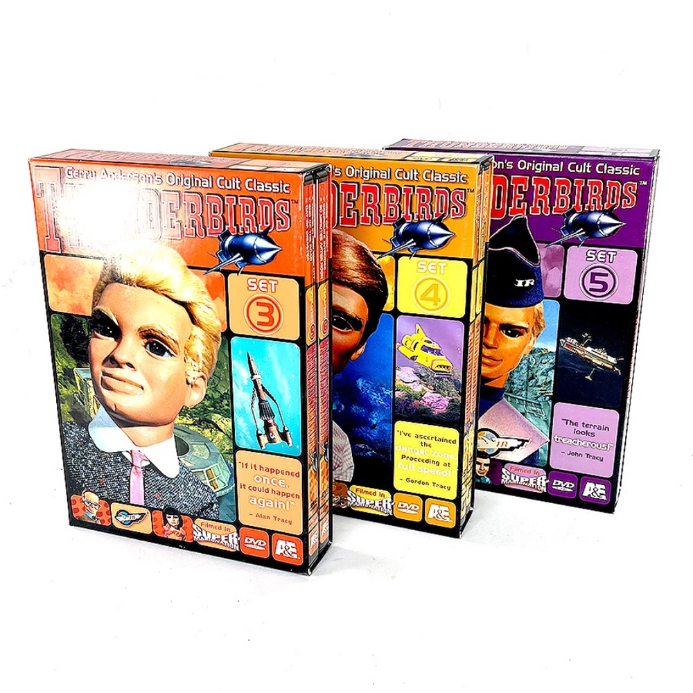 Vintage Thunderbirds DVDs - Sets 3, 4 & 5 - 1999